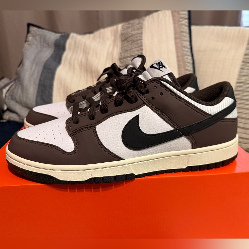 Nike Dunk Low NN - Brown/White/Black/Cream sole - Men 13 - unworn/only tried on